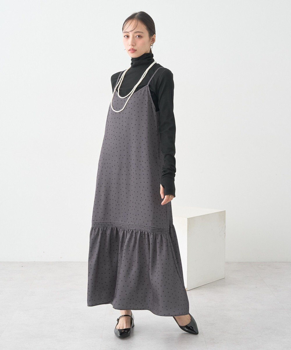 earth music&ecology アソートサテンキャミワンピース 