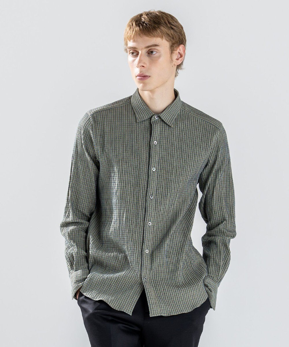 JOSEPH HOMME 新素材【ドライタッチ/ストレッチ】ドライコットンドビー　レギュラーカラーシャツ 