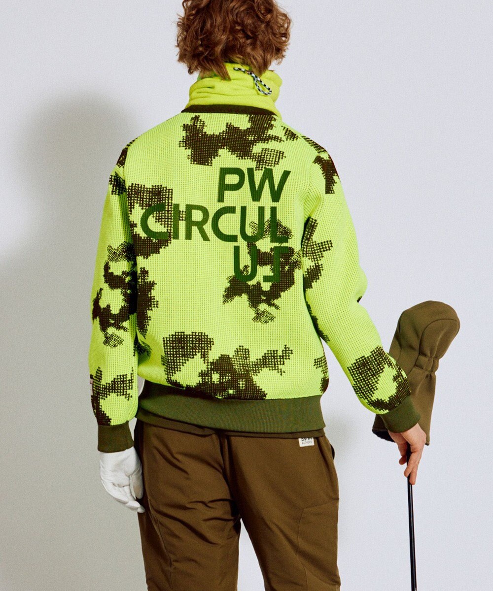 PW CIRCULUS 【MEN】Spark dot camouflage 軽量ニット ゴルフ 