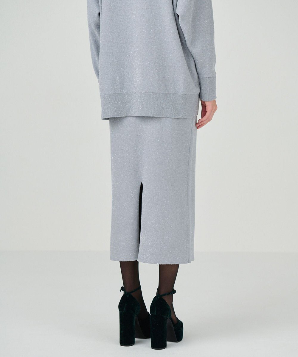 GRACE CONTINENTAL ラメタイトニットスカート 