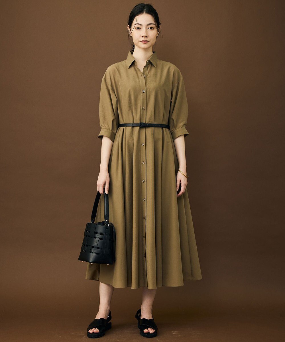 自由区 シアーボイルシャツ ワンピース 