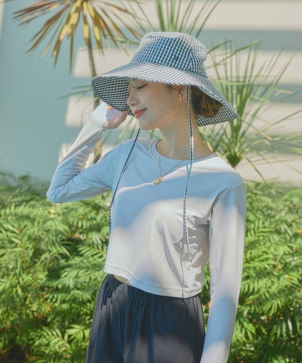 OP／FILA 【Ocean Pacific】UVカットつば広ハット 