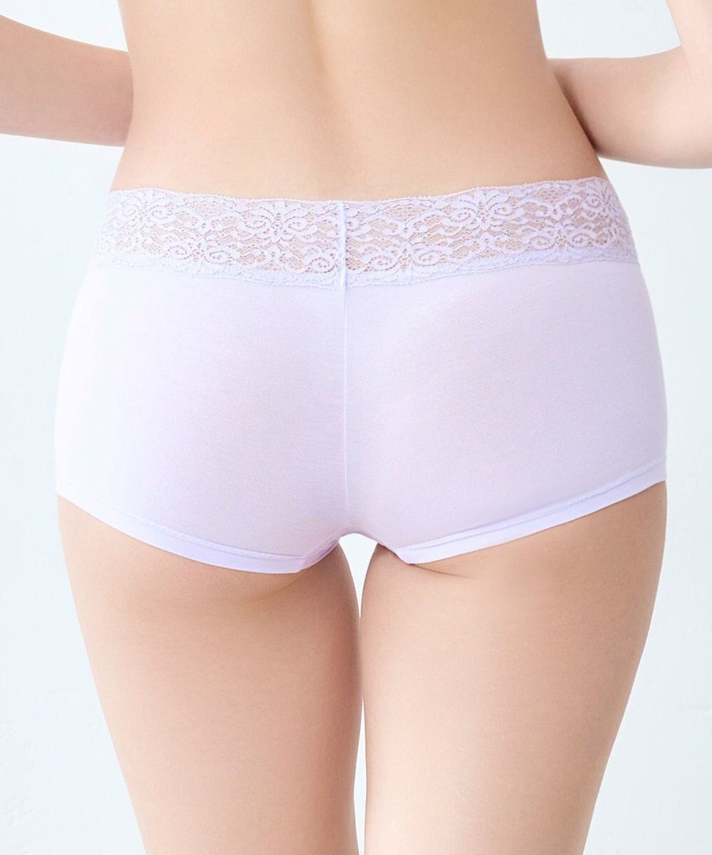 BRADELIS New York 【BRADELIS New York / 伸びる・綿混・浅め】モモパンツ・ボーイレッグショーツ#305 優しい素材で履き心地快適なショーツ 