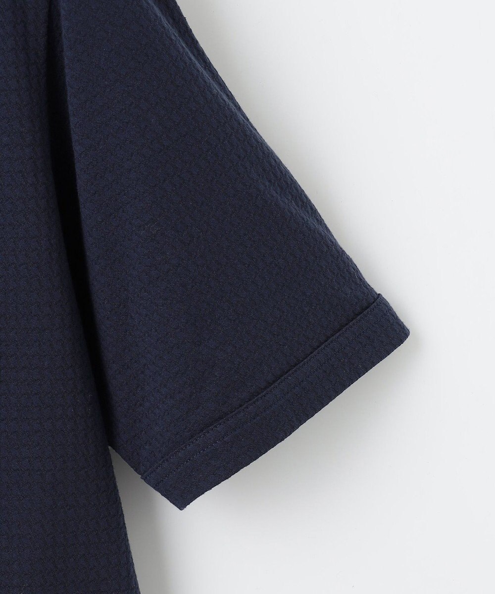 JOSEPH ABBOUD 【吸水速乾/上質感】千鳥サッカーポロシャツ 