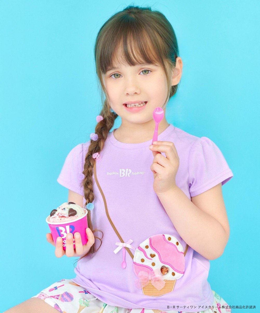 ANY KIDS 【any FAM×サーティワン アイスクリーム】フレーバー ポシェットTシャツ 