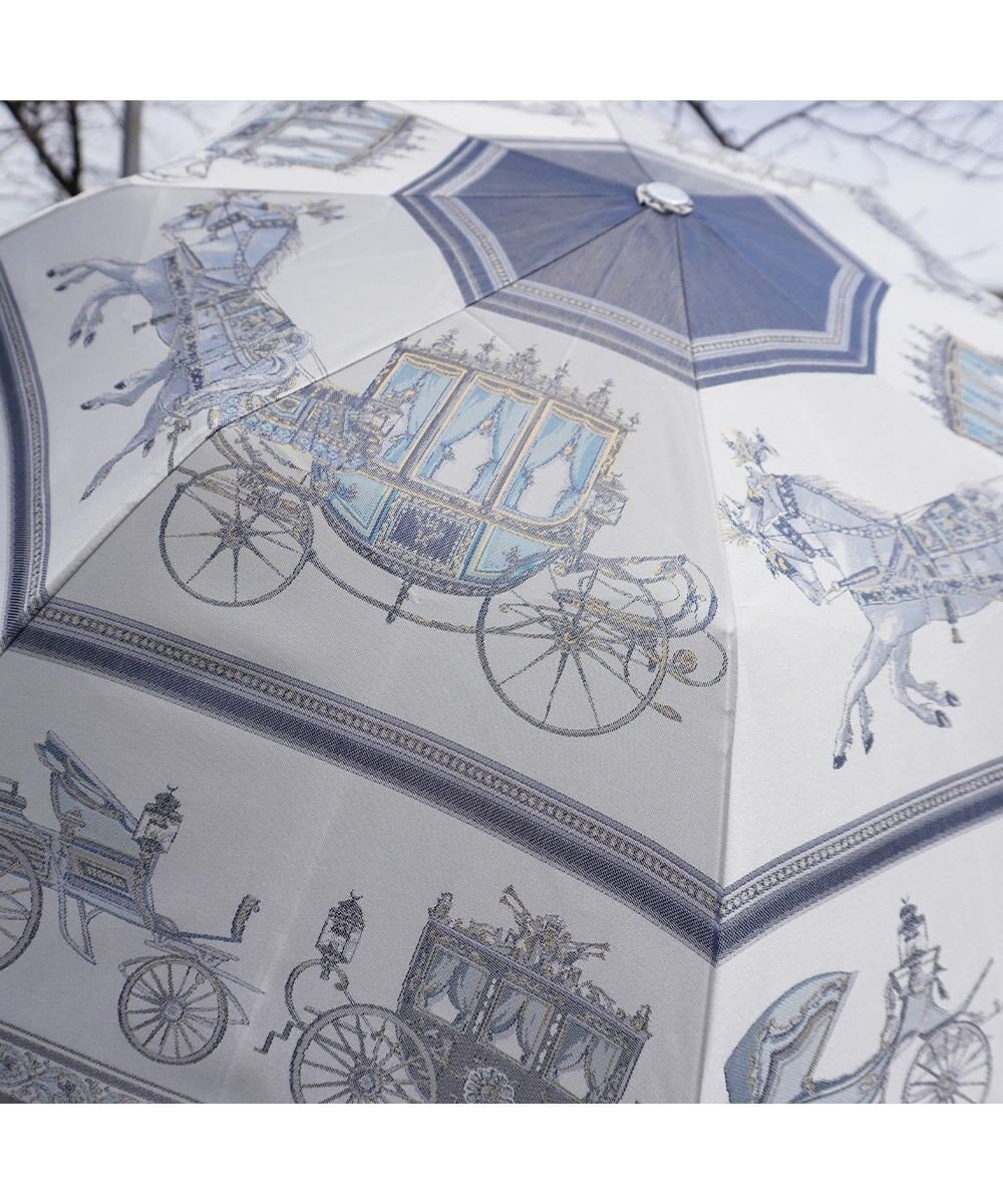 Marca Umbrella of Yokohama 晴雨兼用折りたたみ傘 (馬車行列) 日傘 