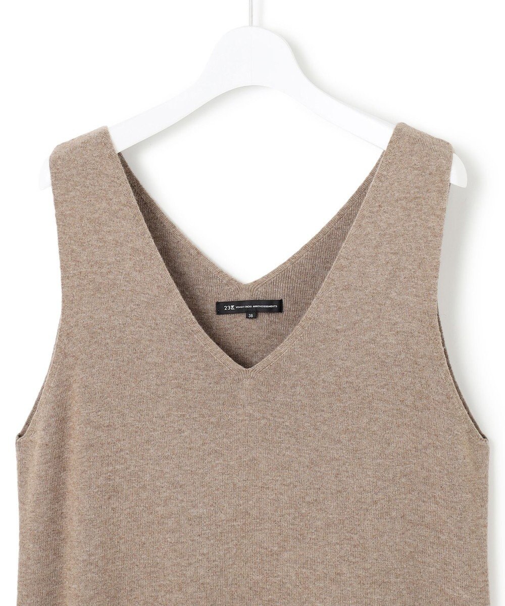 23区 L 【洗える】レイヤードニットツイン ワンピース 