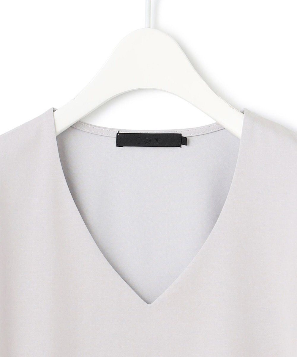 ICB 【洗える】スーペリアジャージー Vネックプルオーバー 