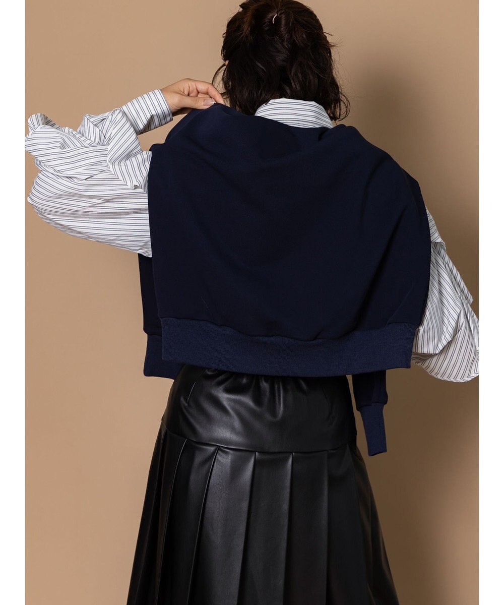 Te chichi 【泉 里香さん着用・Oggi.jp10/23掲載】ラッフルスリーブシャツ 