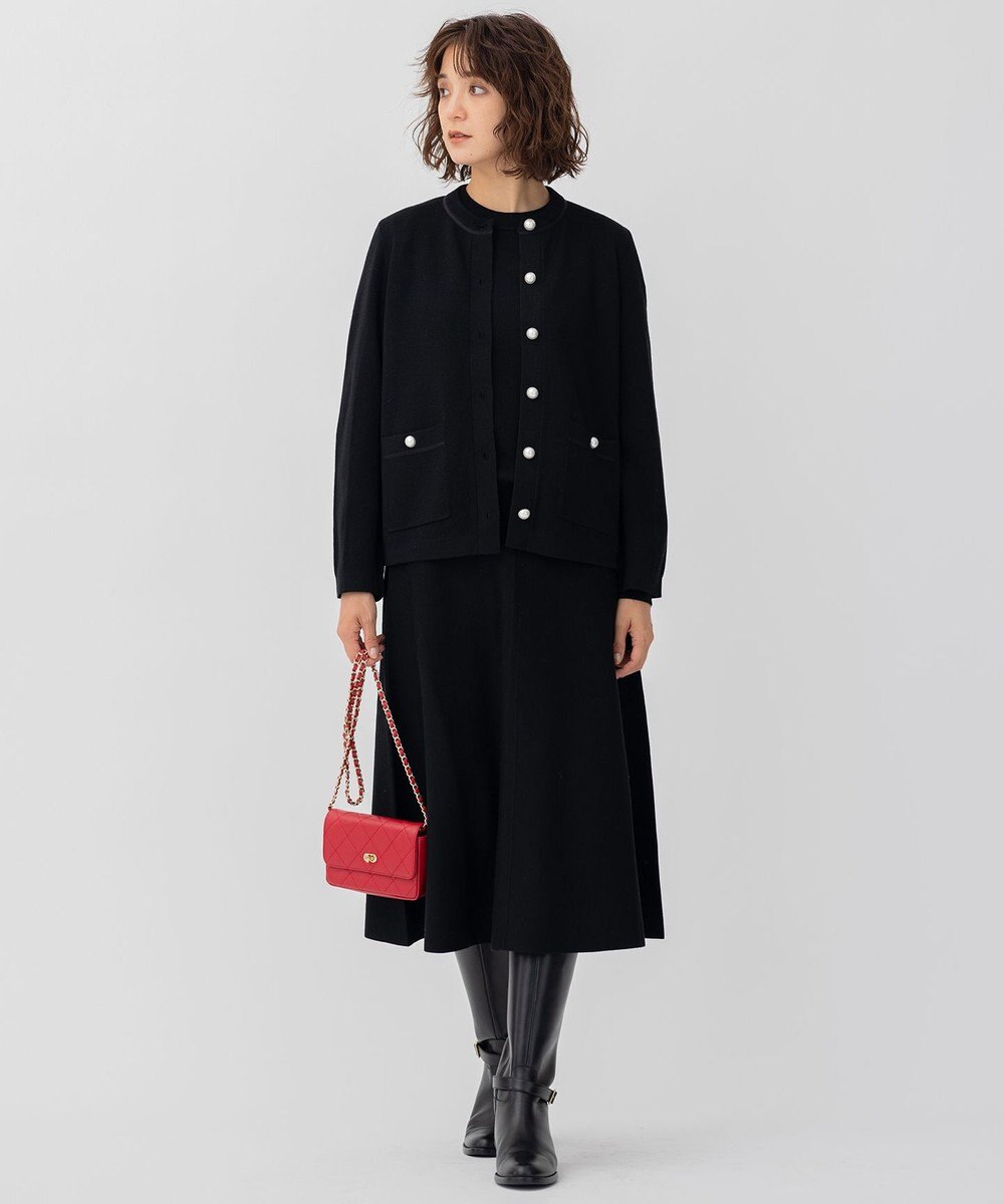 23区 【CLASSY.1月号掲載】ウールブレンド カーディガン 