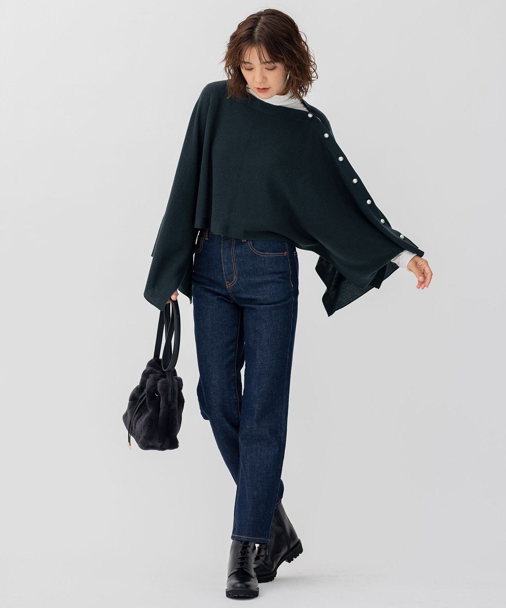 23区 ウールブレンド マルチウェイ ストールケープ 