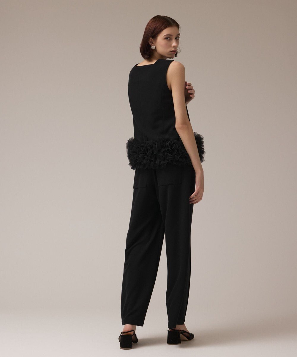 GRACE CONTINENTAL チュールヘムカットトップ 