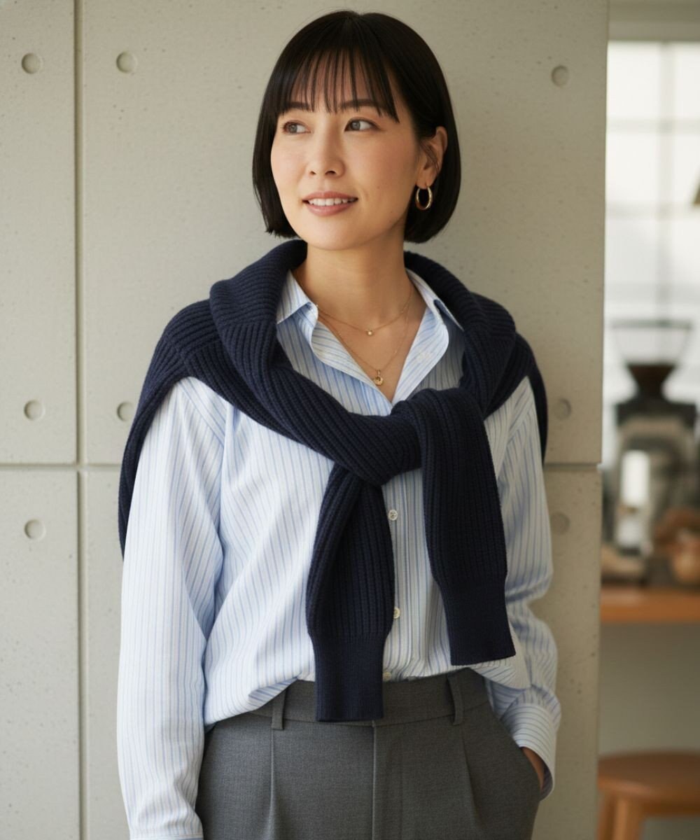 OP／FILA 【ocean pacific】デイリーオーバーサイズシャツ/UVカット 