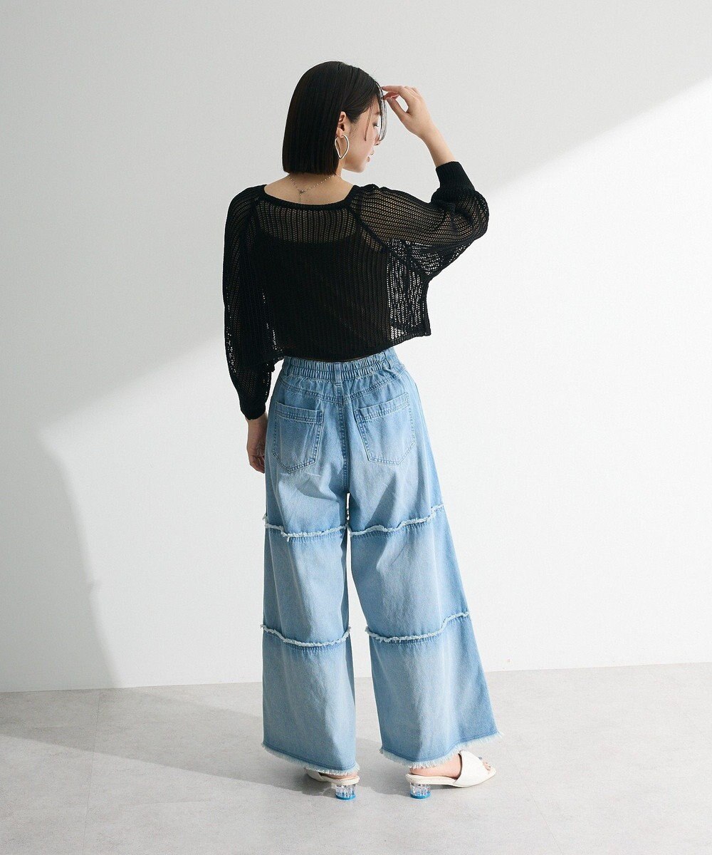 Green Parks ・ＥＬＥＮＣＡＲＥ　ＤＵＥ　２ｗａｙメッシュカーディガ 