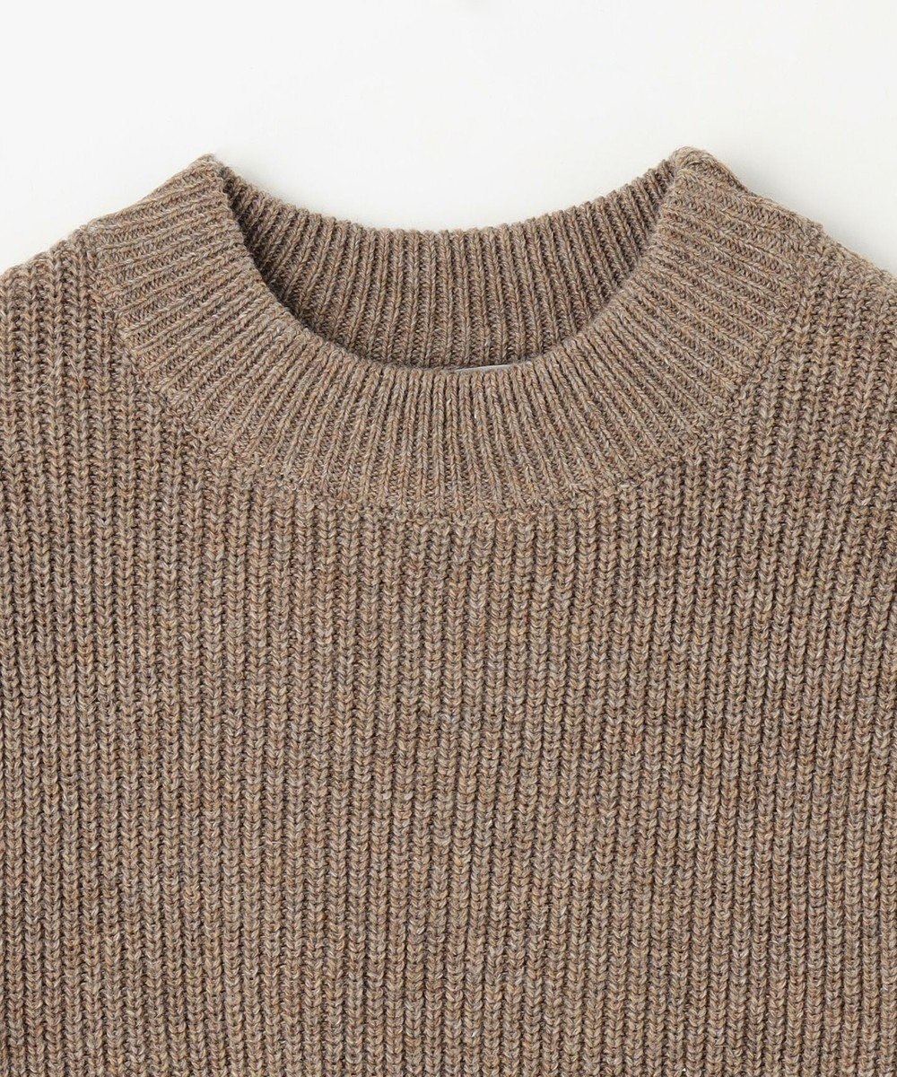 ANY ラムウールフェザーコンビプルオーバー 