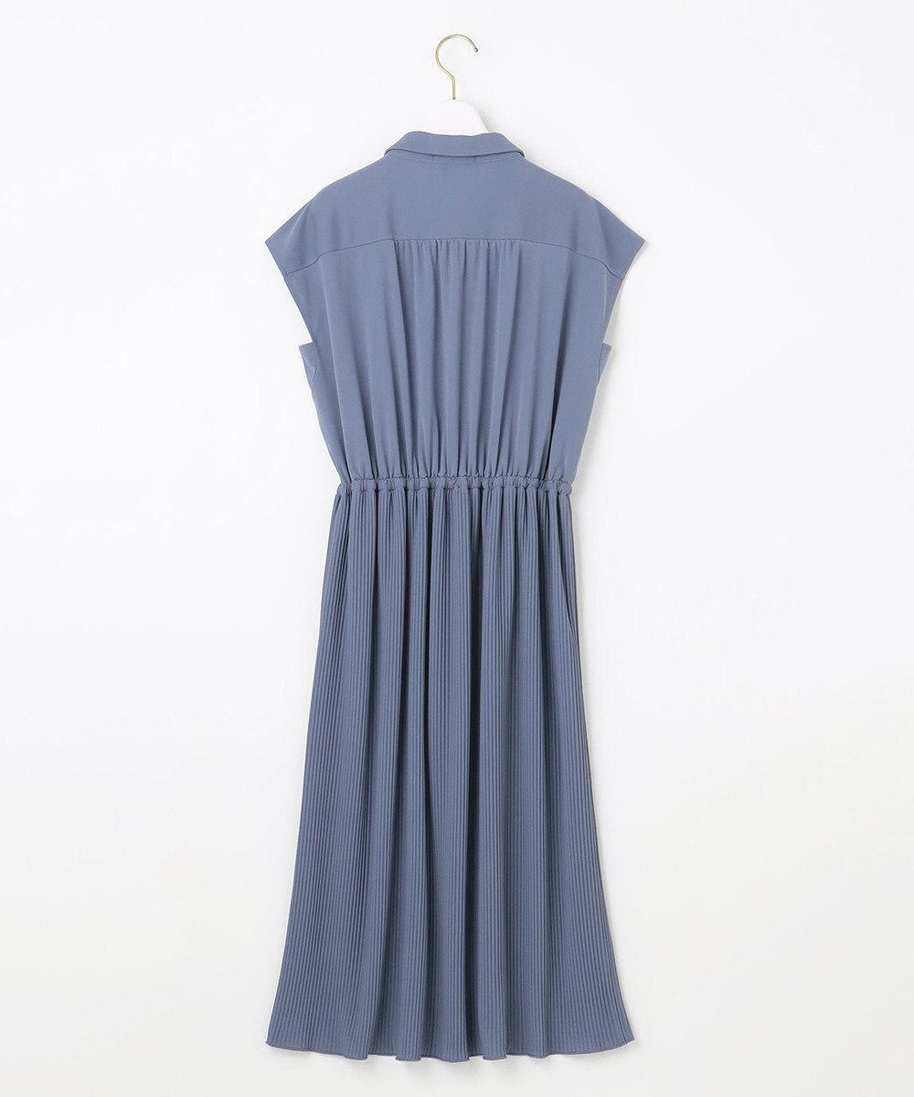 ANY SIS 【接触冷感・吸水速乾・UVケア】エアリードレープスムースプリーツ ワンピース 
