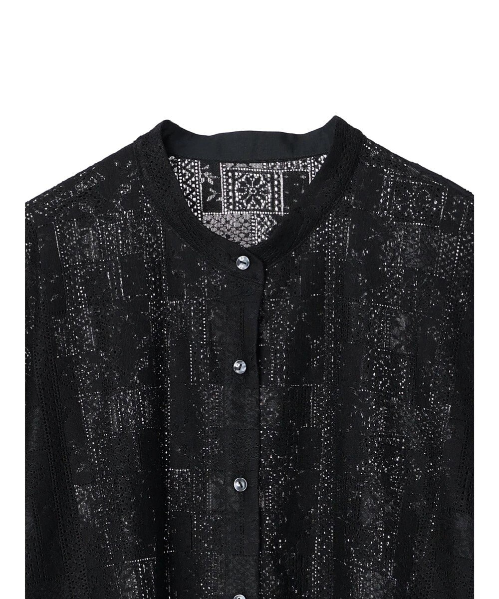 Green Parks 総レースシャツ 