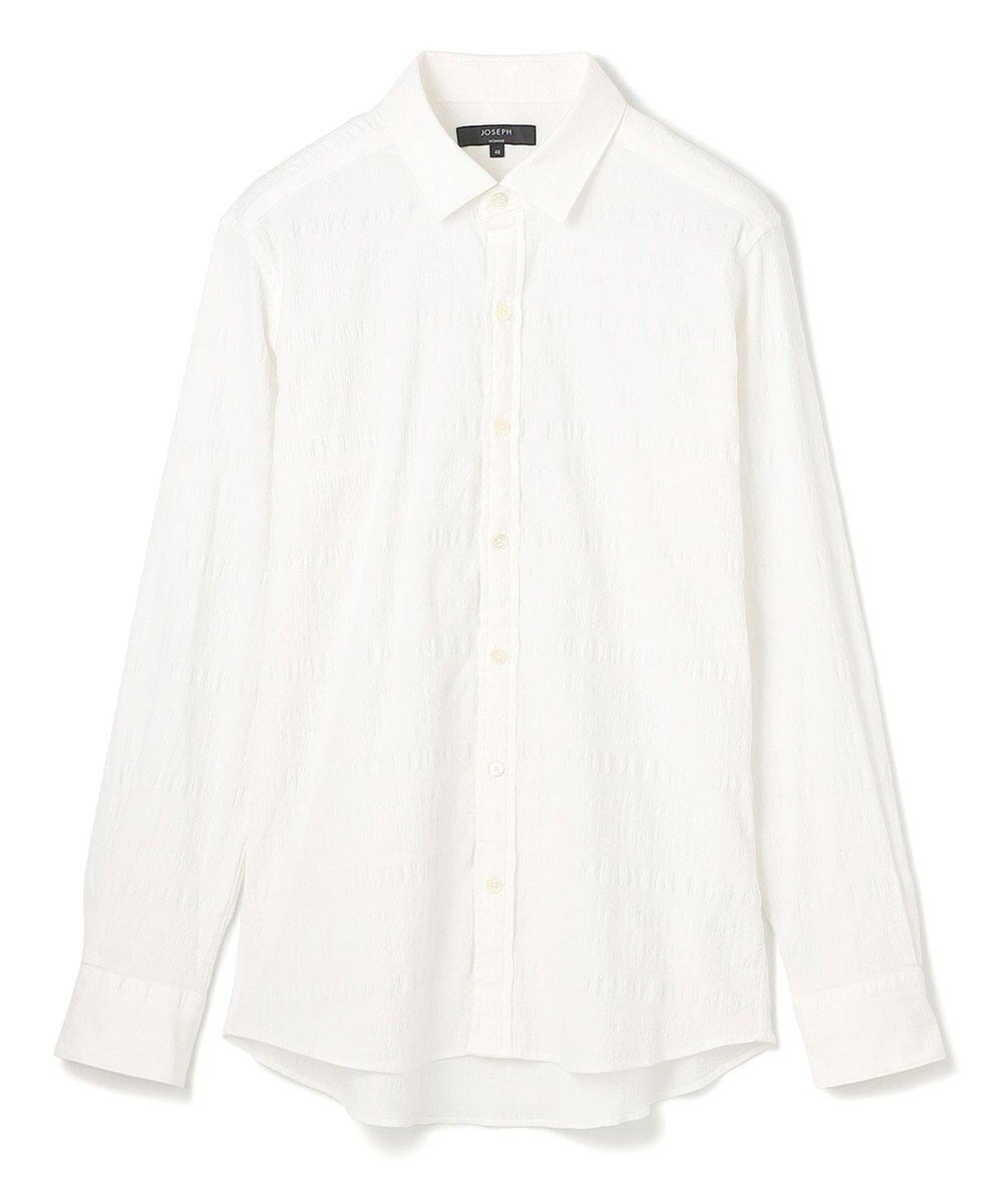 JOSEPH HOMME レボソジャガードストレッチ　レギュラーカラーシャツ 