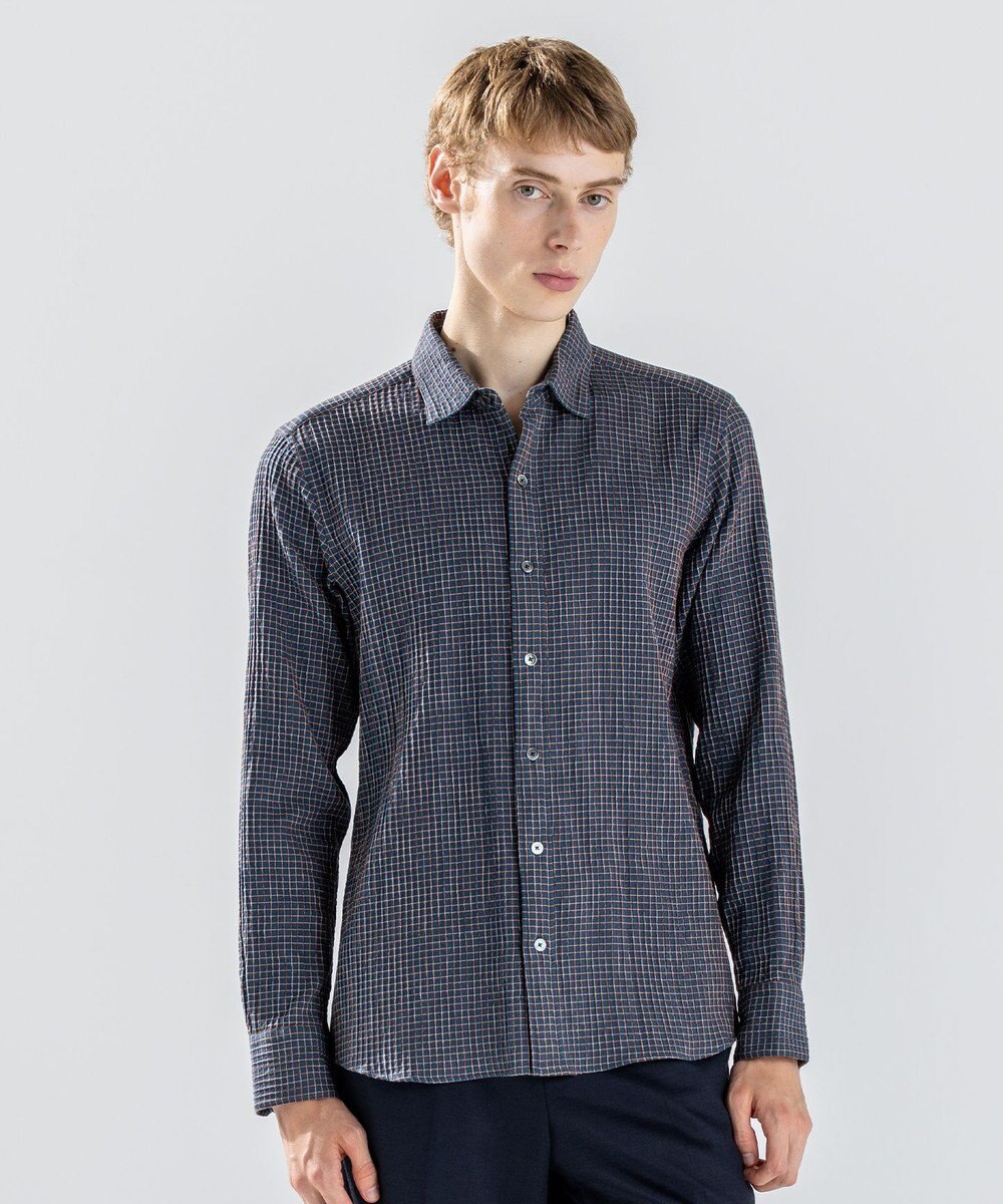 JOSEPH HOMME 新素材【ドライタッチ/ストレッチ】ドライコットンドビー　レギュラーカラーシャツ 