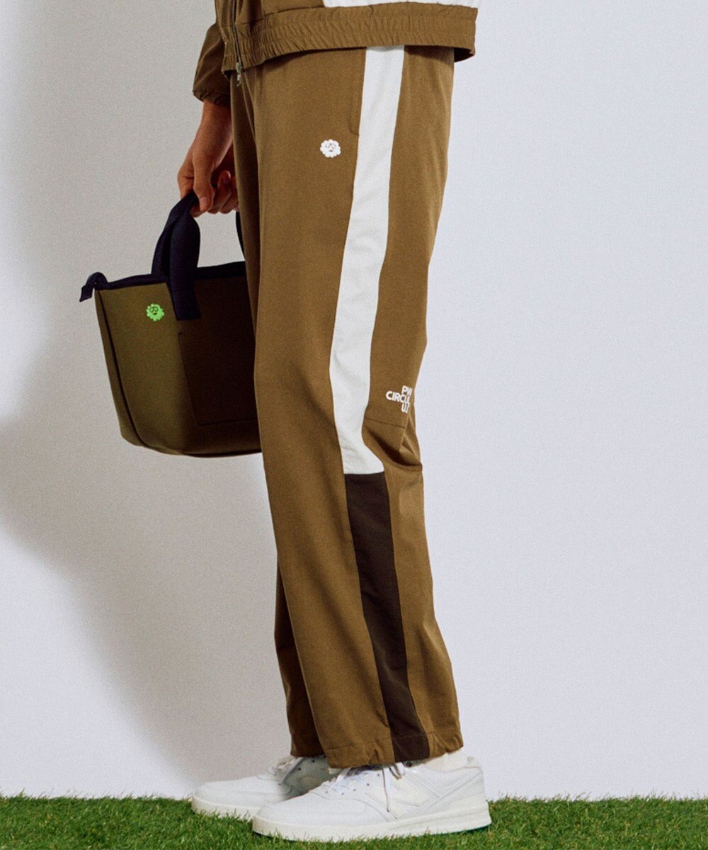 PW CIRCULUS 【MEN】サイドラインストレートワイドパンツ ゴルフ 