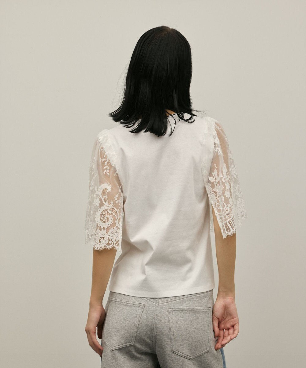 GRACE CONTINENTAL レースフレアカットトップ 