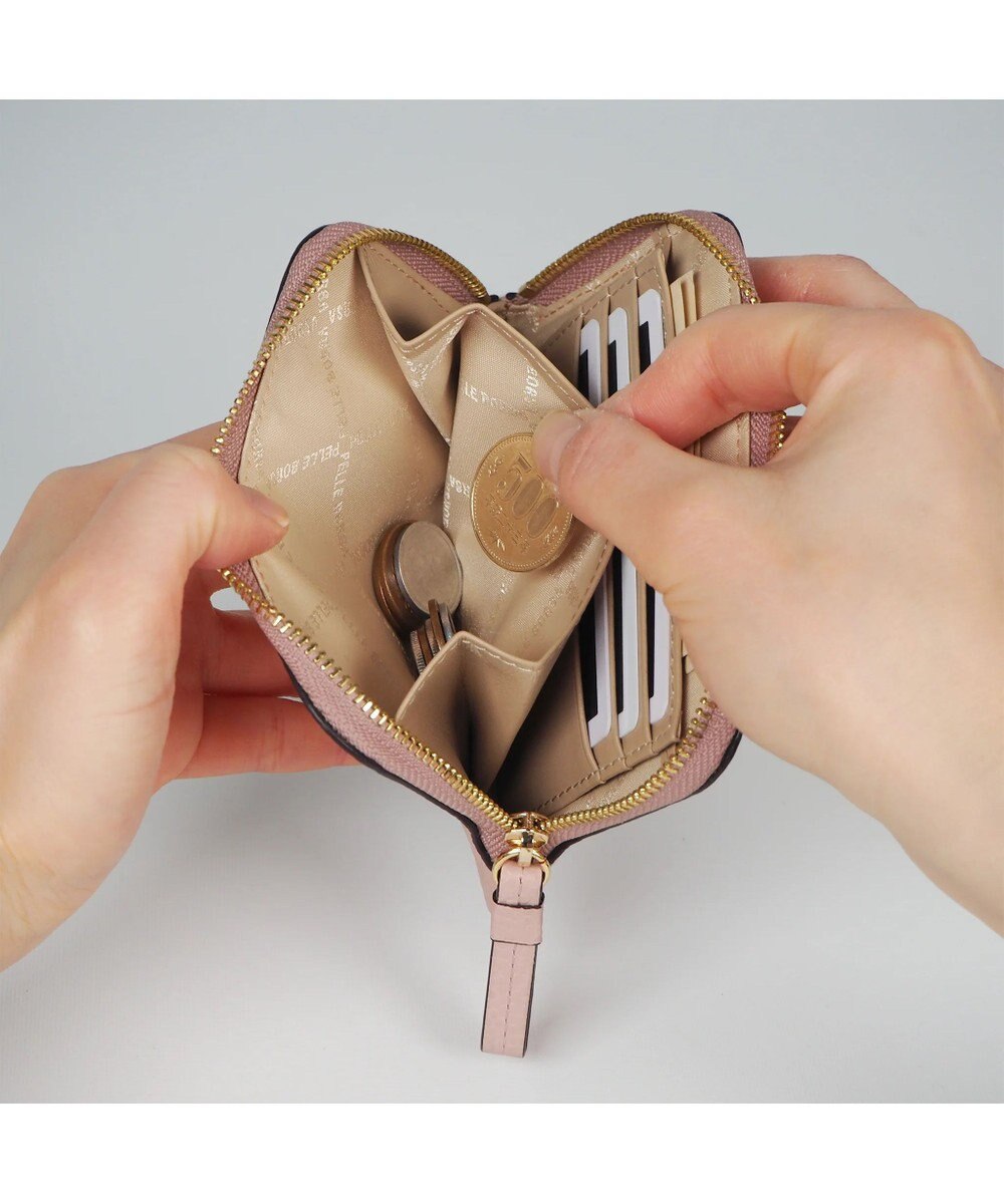 PELLE BORSA ラウンドファスナーミニ財布 Fine Goods フィーネグッズ 5453 