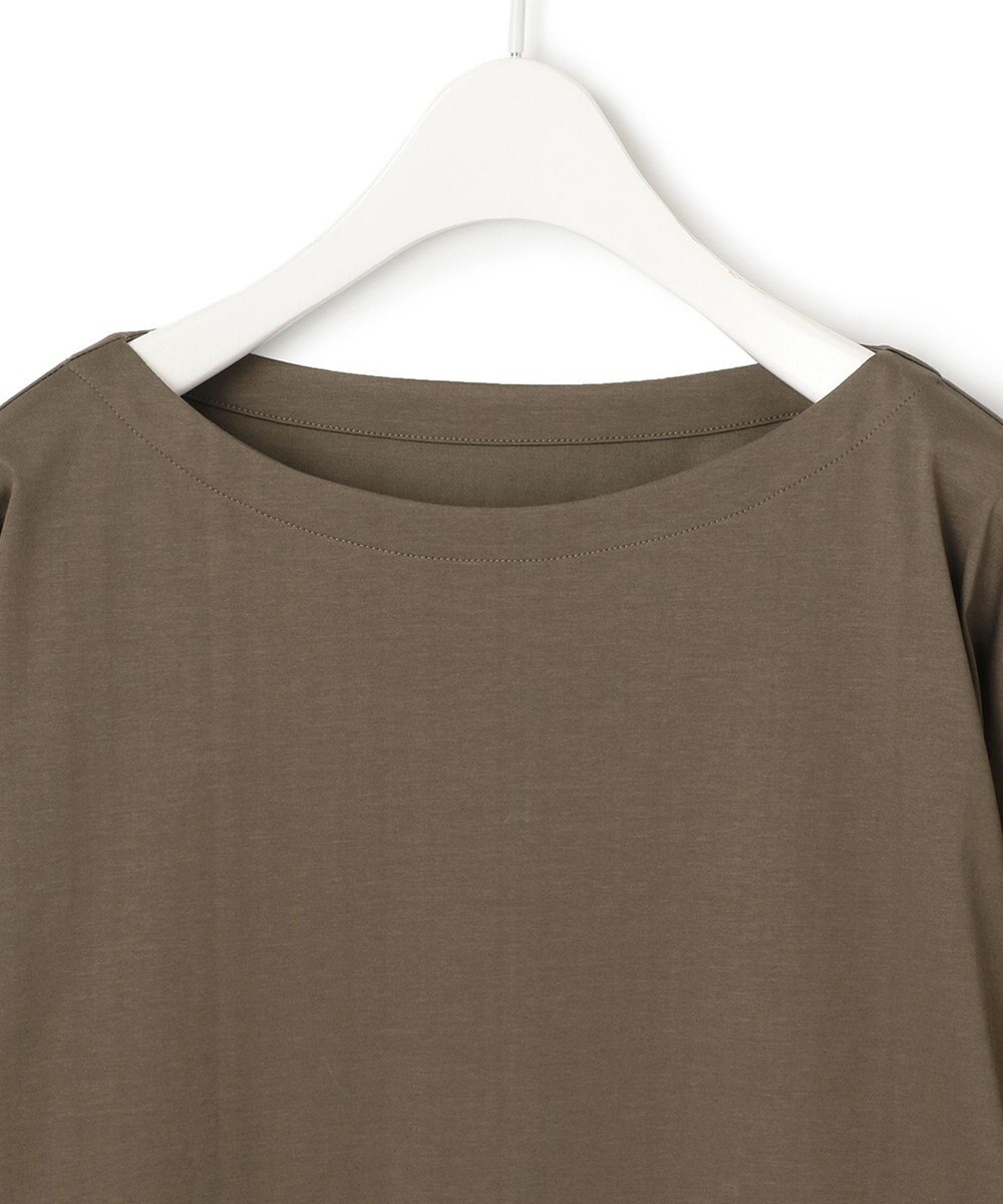 ICB 【洗える】タイプライタージャージー 8分袖ドルマンスリーブカットソー 