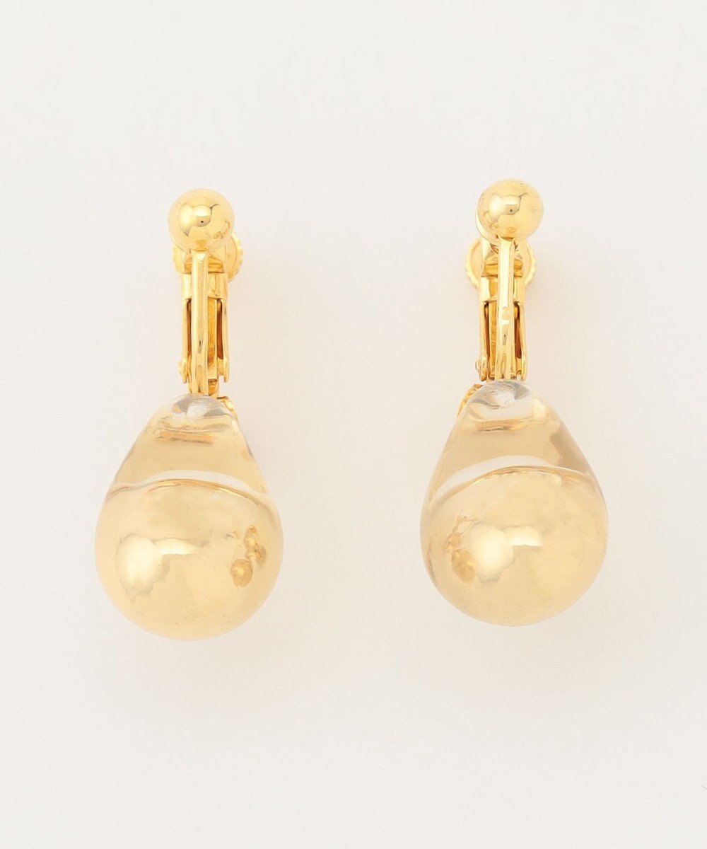 ICB 【2WAY】クリアメタルピアス 