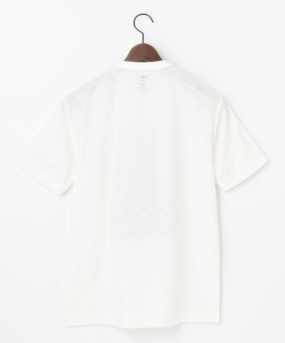 JOSEPH ABBOUD MOUNTAIN 【UNISEX】スラブリーフプリント Tシャツ 