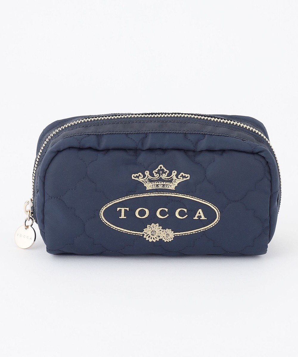 TOCCA 【撥水】CHECKER CLOVER POUCH ポーチ 
