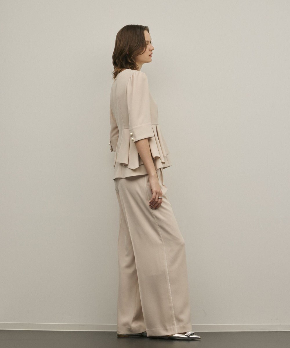 GRACE CONTINENTAL トリアセタックワイドパンツ 