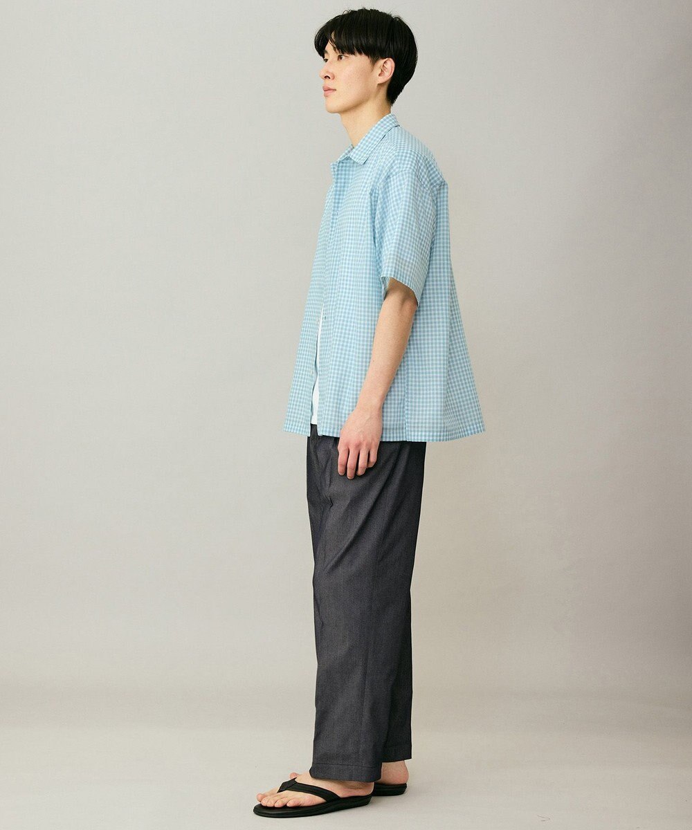 UNFILO MENS イージーケア エアリーシアーシャツ 半袖 