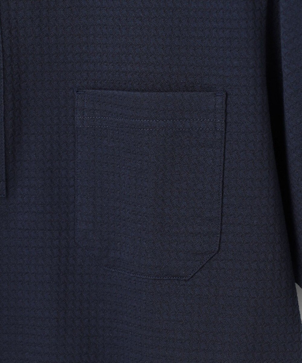 JOSEPH ABBOUD 【吸水速乾/上質感】千鳥サッカーポロシャツ 