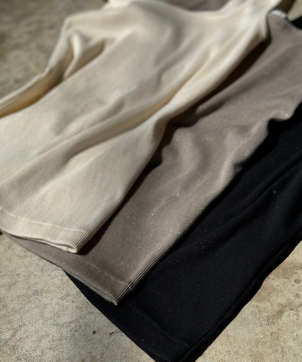 ICB 【新色追加・WEB限定カラーあり・洗える】ブロードステッチリブ タンクトップ 