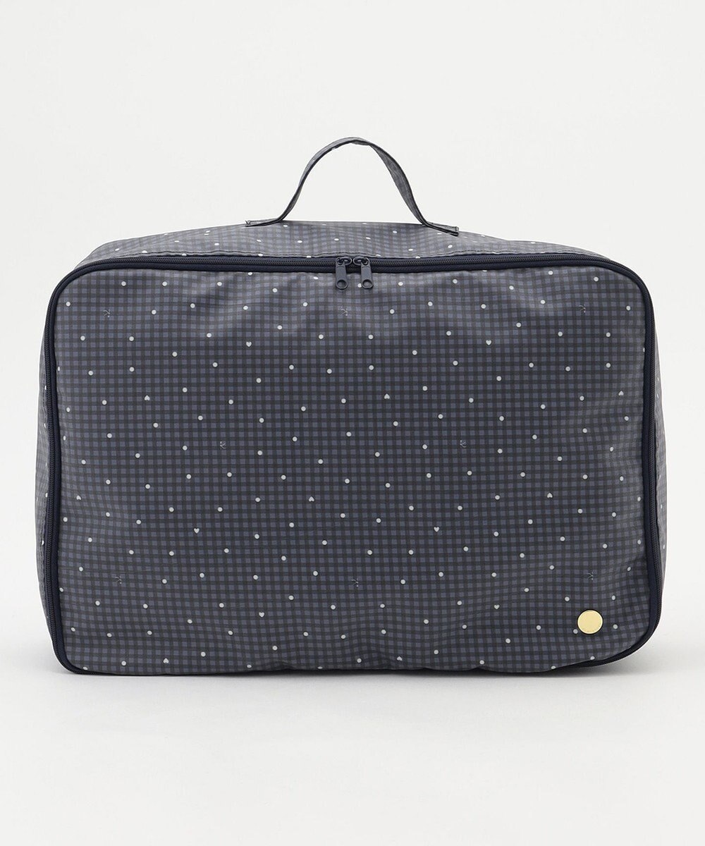 組曲 KIDS gingham K heart トラベルバッグL 