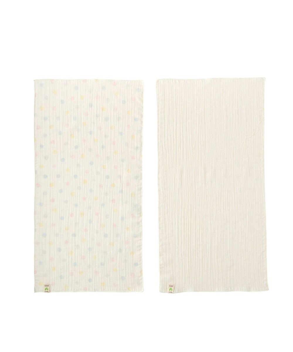 MIKI HOUSE HOT BISCUITS ガーゼタオルセット(2枚セット) 