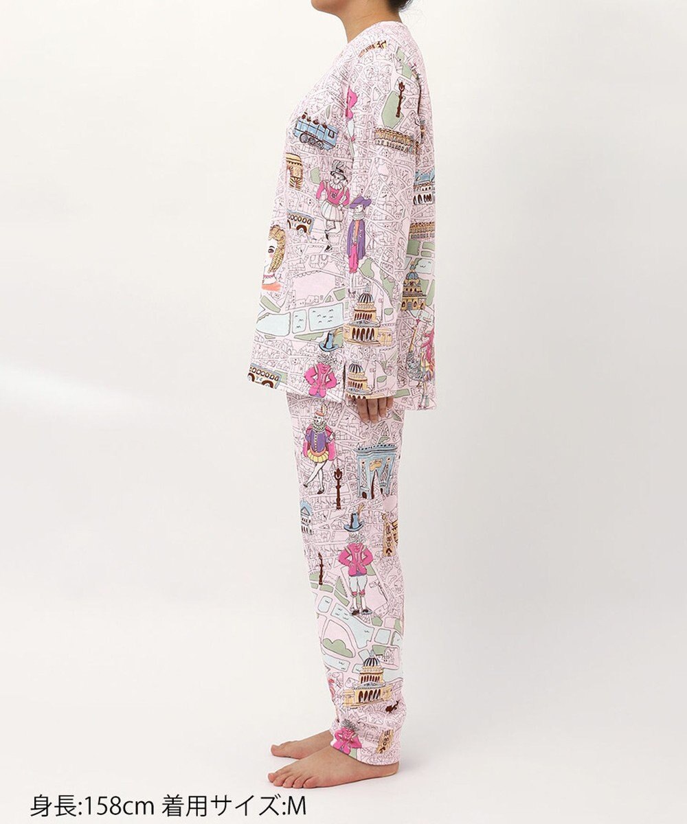 tsumori chisato SLEEP ツモリチサト パジャマ 長袖 長ズボン 綿混(本体) あったか レディース  UDW450 /ワコール 