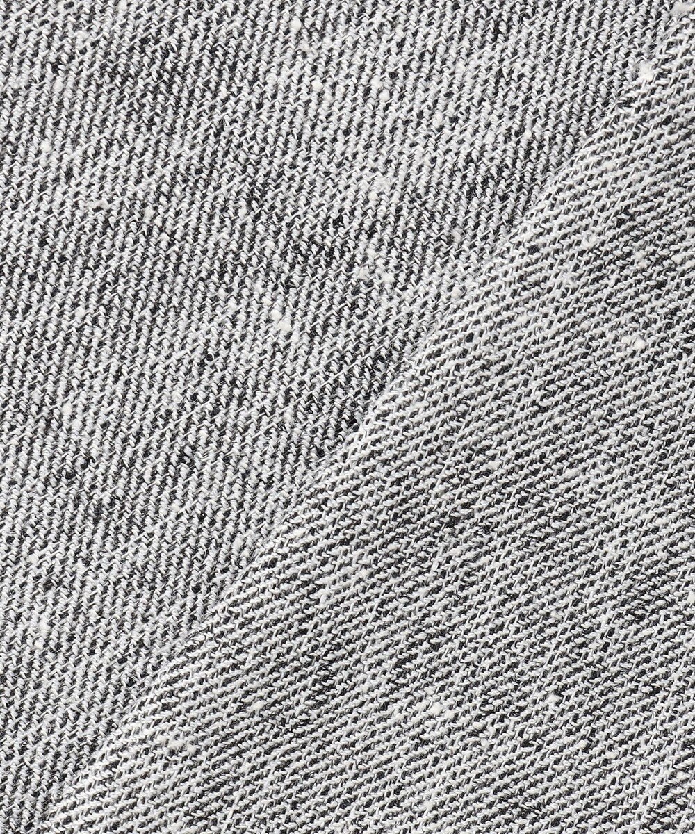 ICB L ストレッチMIXツイード 半袖ジャケット 