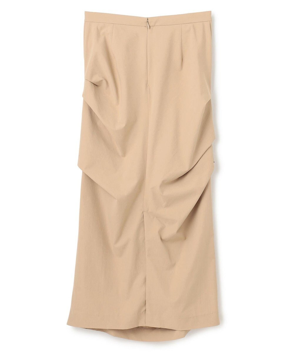 BEIGE， 【接触冷感/UVカット/洗える】YANN / サイドタックIラインロングスカート 