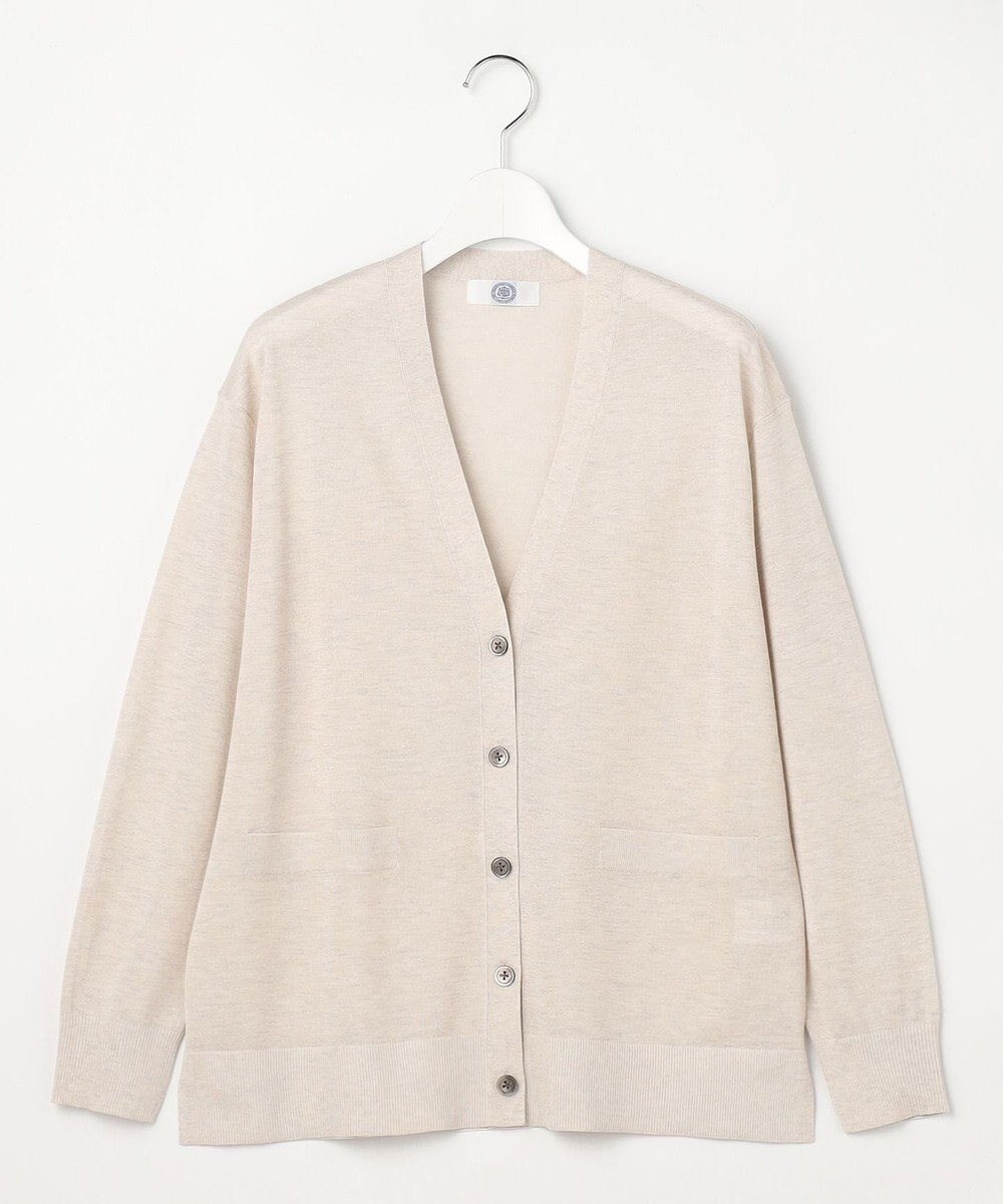 J.PRESS LADIES Vis/Pe スパーク ニット カーディガン 