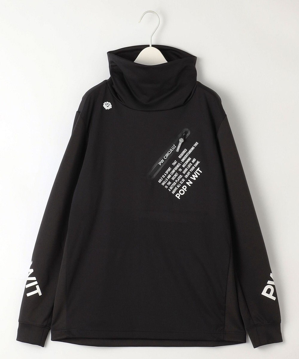 PW CIRCULUS 【防風/防寒】【MEN】オフタートルロングスリーブカットソー 