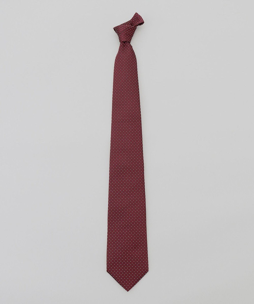 GOTAIRIKU 定番【日本製】シルク ネクタイ_ピンドット 