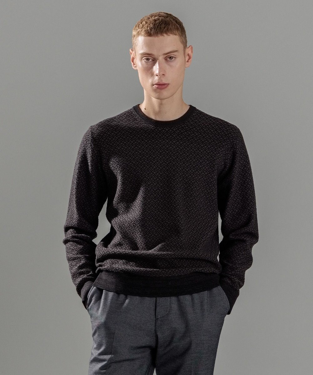 JOSEPH HOMME 【イージーケア】 ヴィスコースリンクス　クルーネックニット 