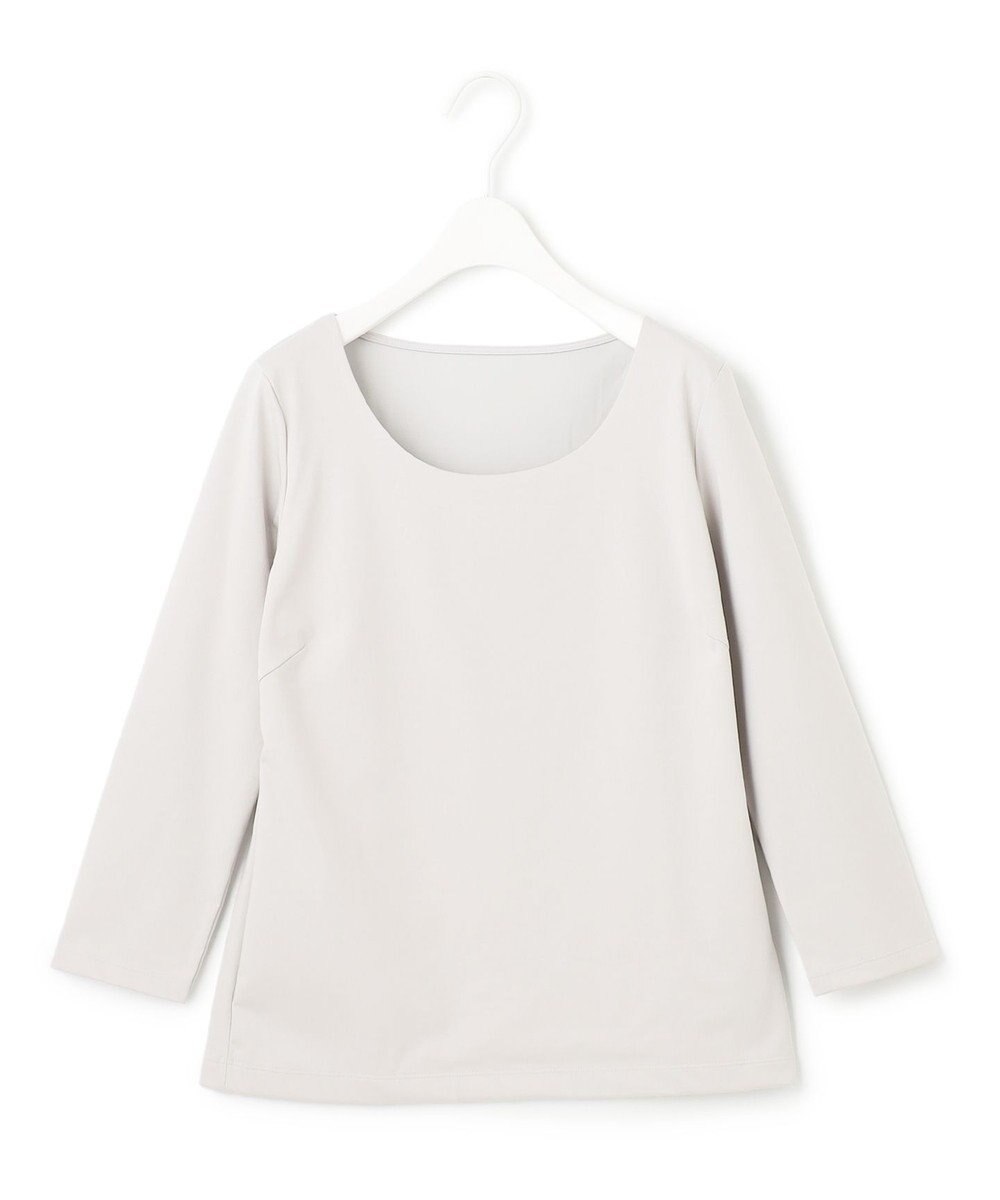 ICB 【洗える】 スーペリアジャージー Uネックカットソー 