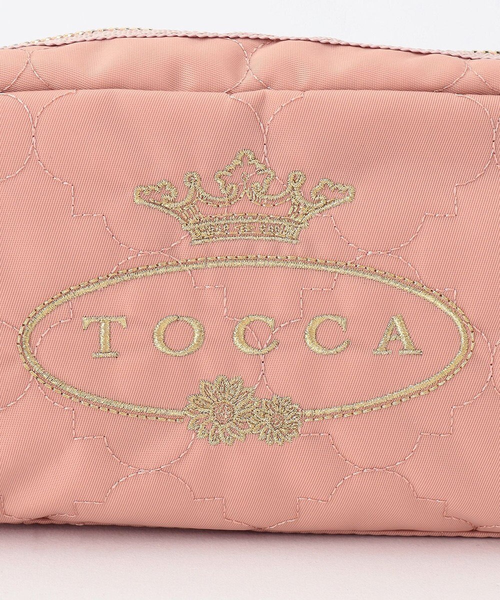 TOCCA 【撥水】CHECKER CLOVER POUCH ポーチ 
