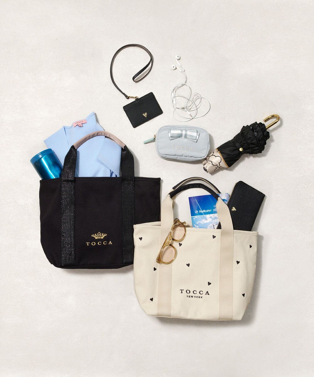 TOCCA 【大人百花コラボカラー有・WEB＆一部店舗限定】LUCKY SHOWER CANVASTOTE キャンバス トートバッグ 