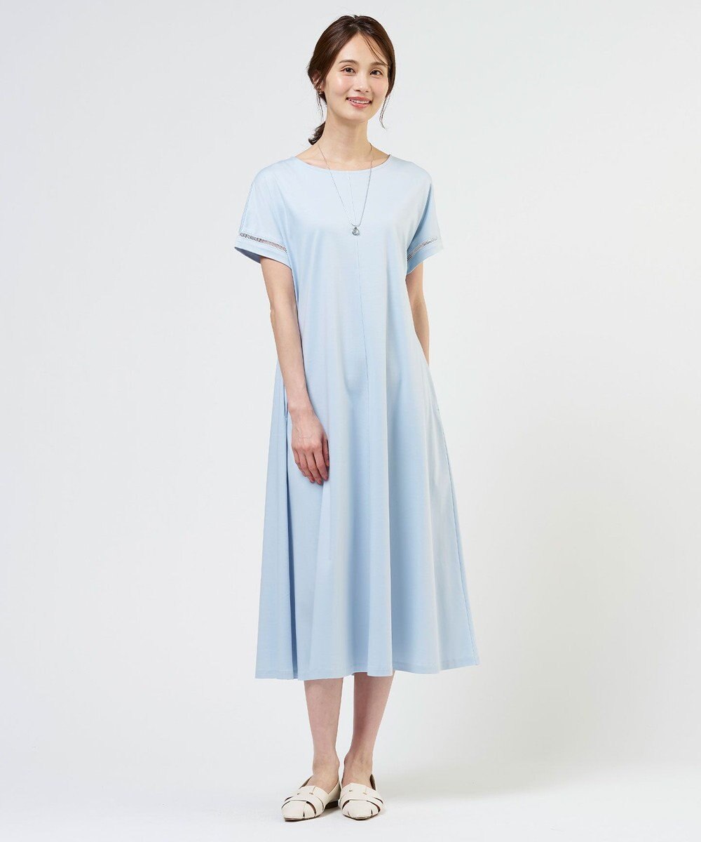 J.PRESS LADIES L コットンスムース ワンピース 