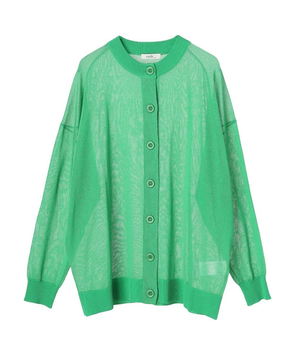 earth music&ecology シアーニットカーディガン 