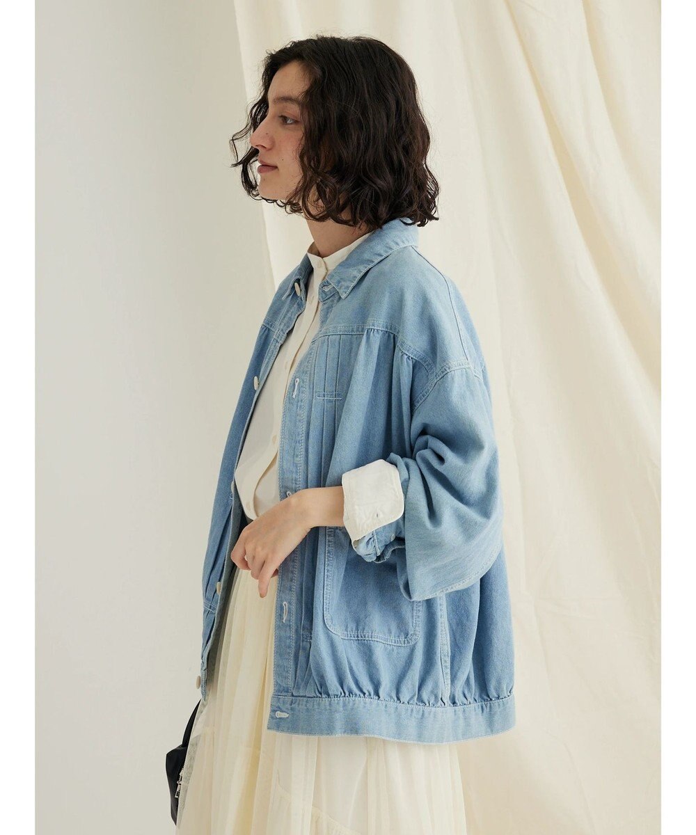 CRAFT STANDARD BOUTIQUE ライトデニムギャザーＧジャン 