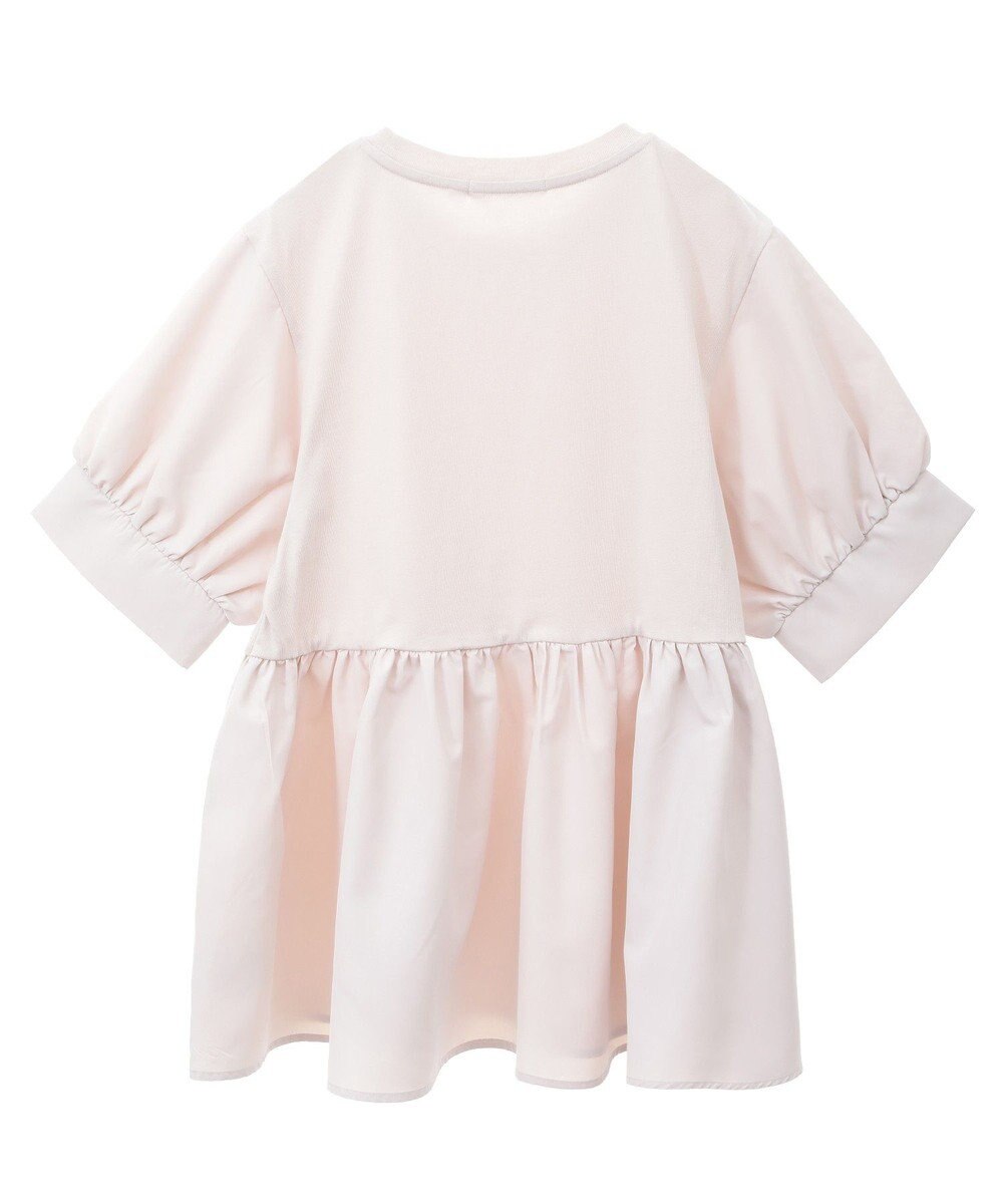 AMERICAN HOLIC 異素材切替ペプラムプルオーバー 